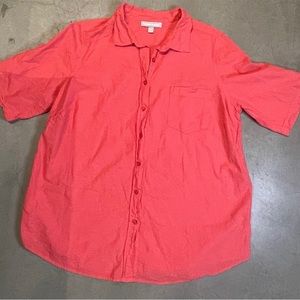 Coral Shortsleeved Womens Shirt